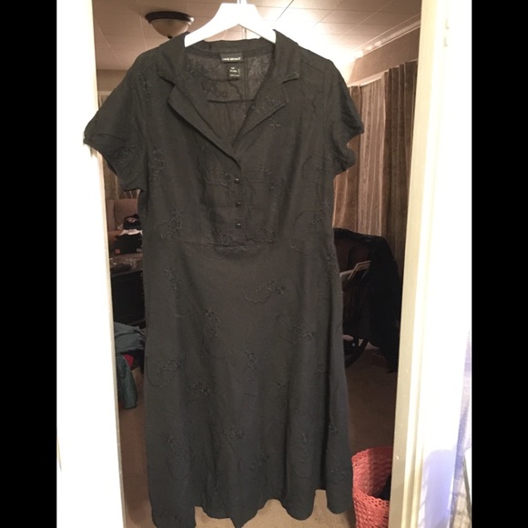 Lane Bryant Dresses & Skirts - Lane Bryant Black Eyelet Pattern Summer Dress
